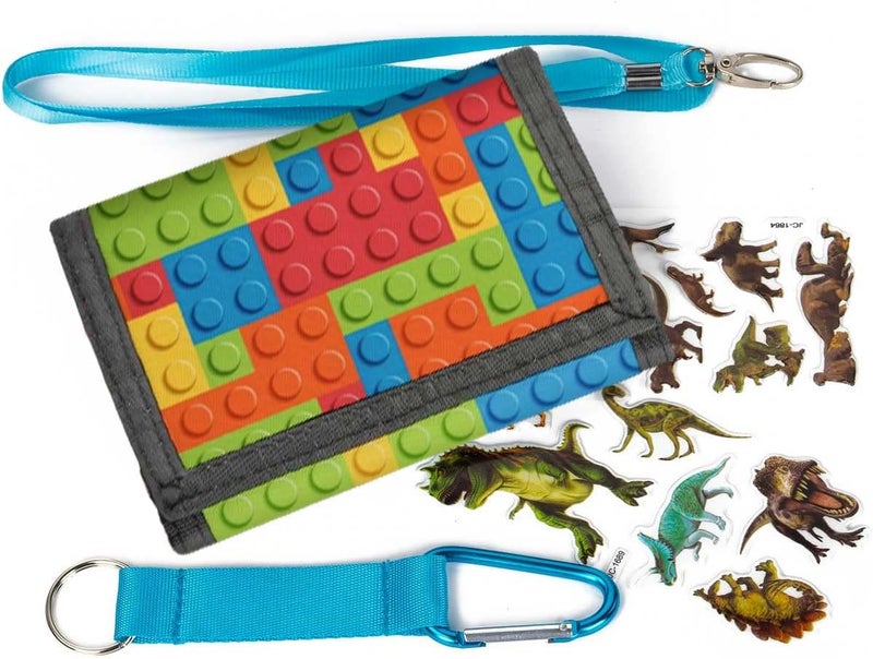 Maplerich Kids Wallet for Boys Girls- Kids Trifold Wallet Ages 4-18, Dinosaur Wallets for Teen Boys, Cute Wallet with Coin Pocket and Card Holders, Children Birthday Giftt - Image 1
